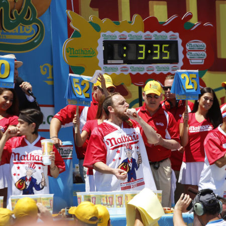 You Can Now Bet on the Nathan’s Famous 4th of July Hot Dog Eating Contest